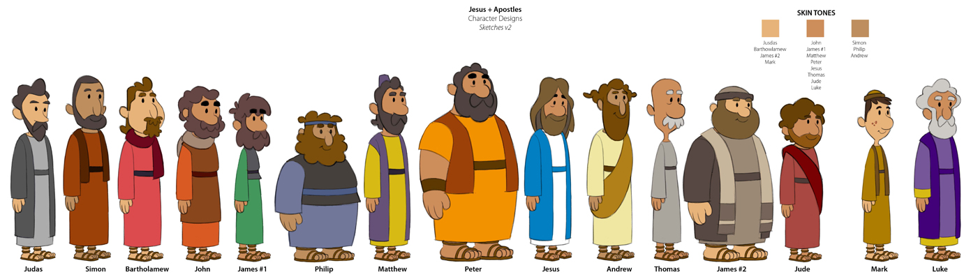 Character Designs For “Whats In The Bible?” - CEDRIC HOHNSTADT ...