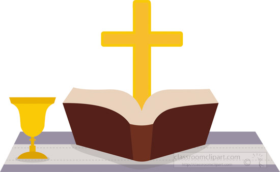 Christian Clipart Clipart - christian-bible-with-cross-and-chalice ...