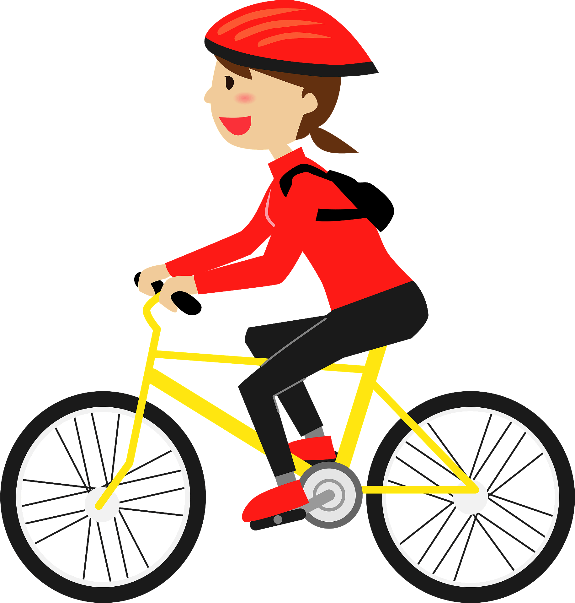 bicycling cliparts