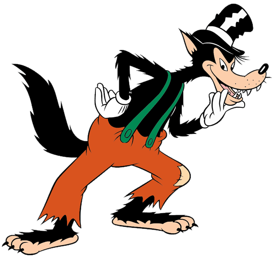 big bad wolf clipart
