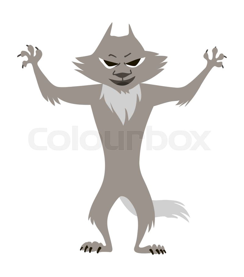 big bad wolf clipart