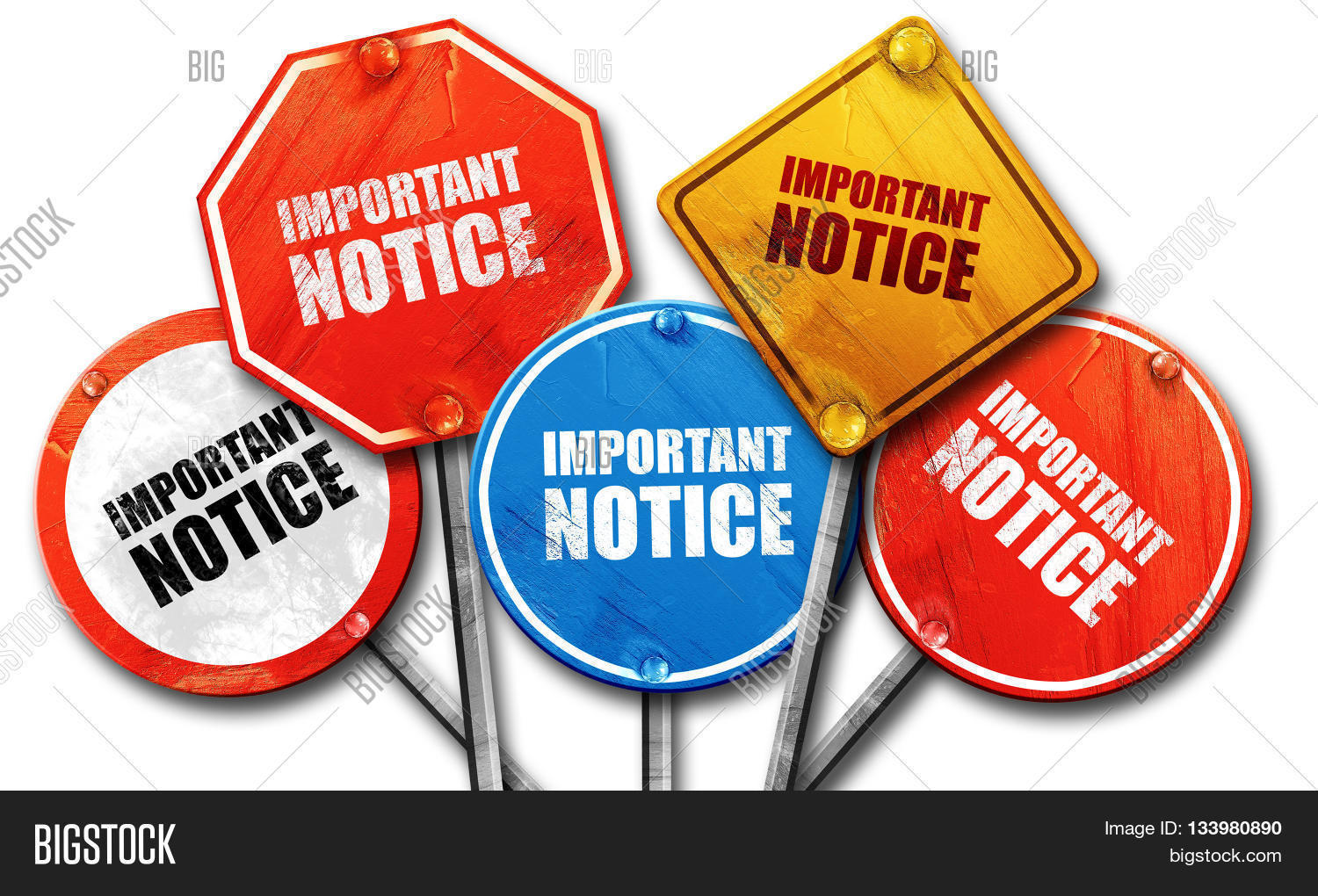 Important Notice, 3D Image &amp; Photo (Free Trial) | Bigstock