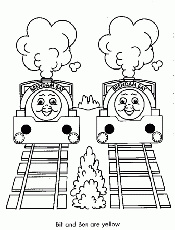 Kids Free Online Coloring Page Thomas Train Printable Picture ...