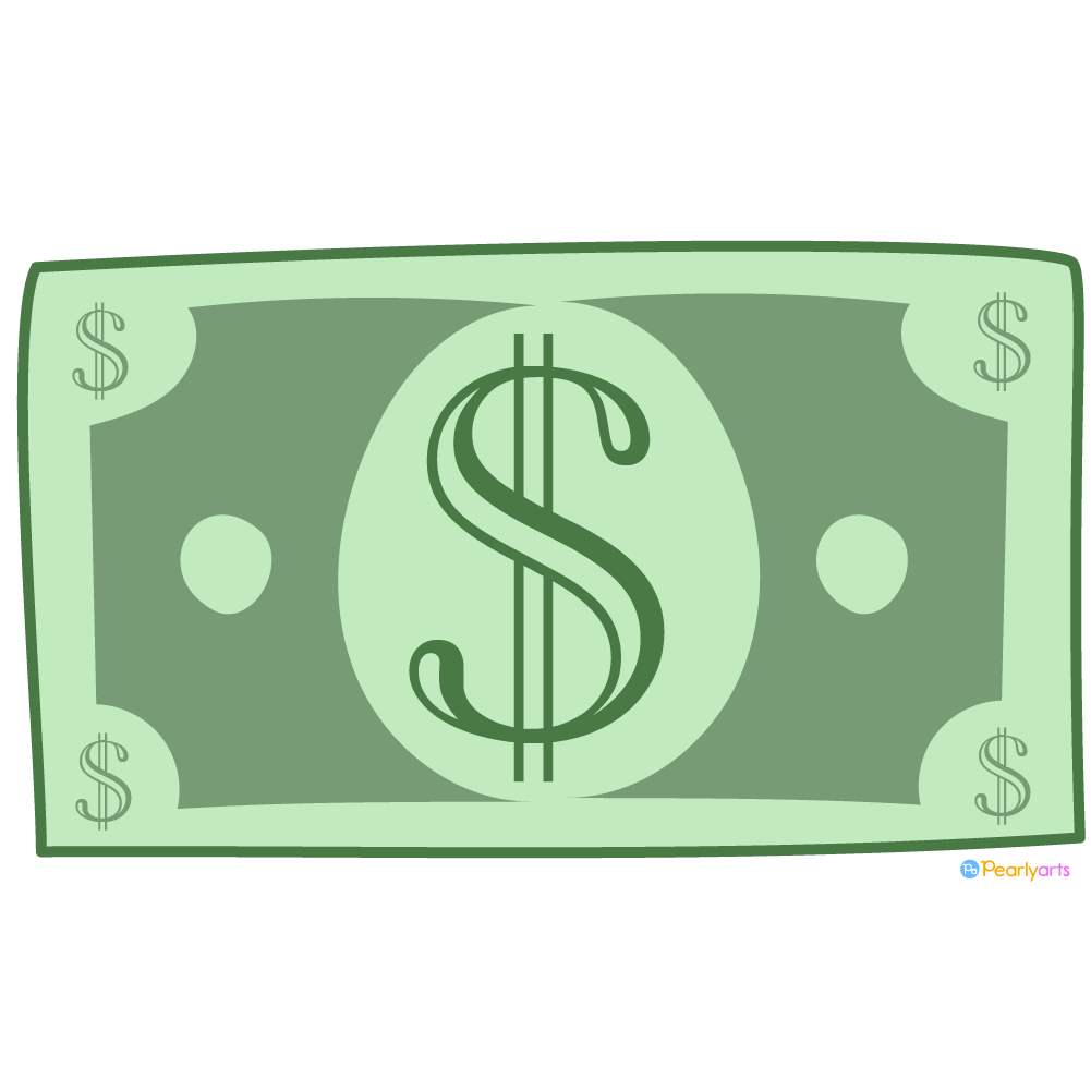 FREE Dollar Bill Clipart (Royalty-free) | Pearly Arts
