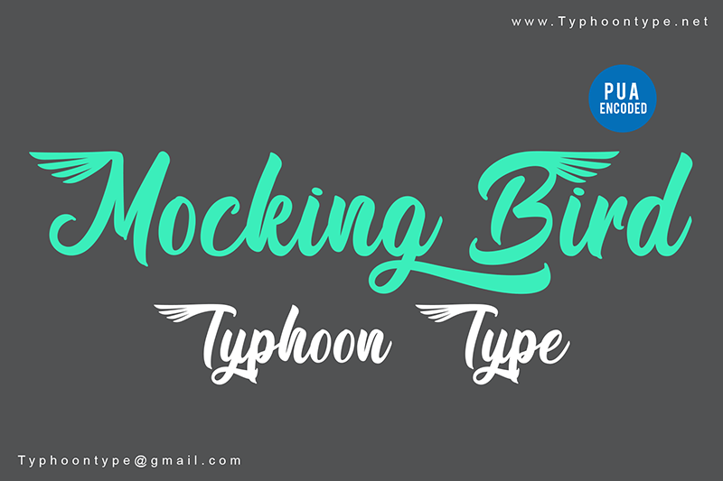 Mocking Bird Font | dafont.com