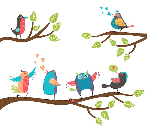 birds branch cliparts 2024