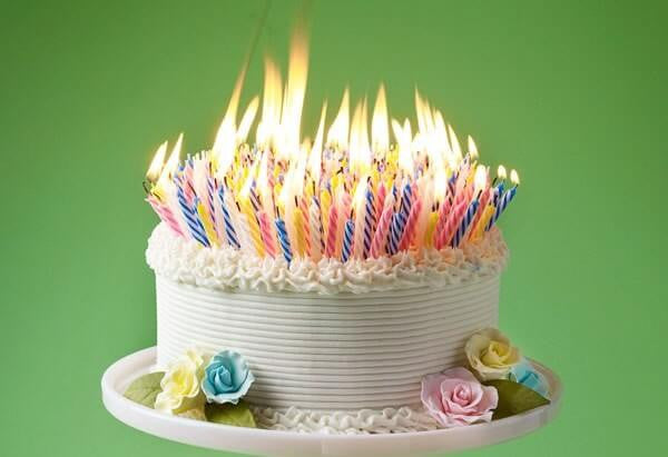birthday cakes pictures with candles