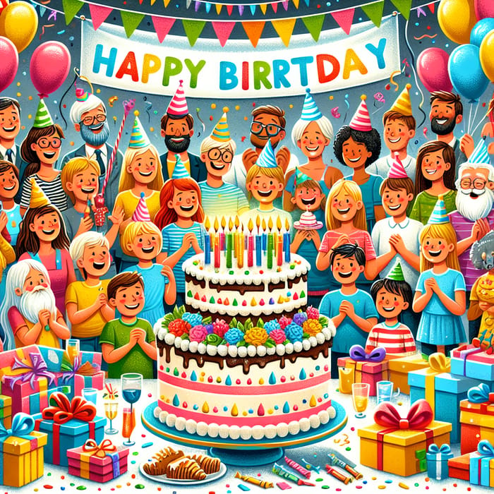 birthday celebration clipart