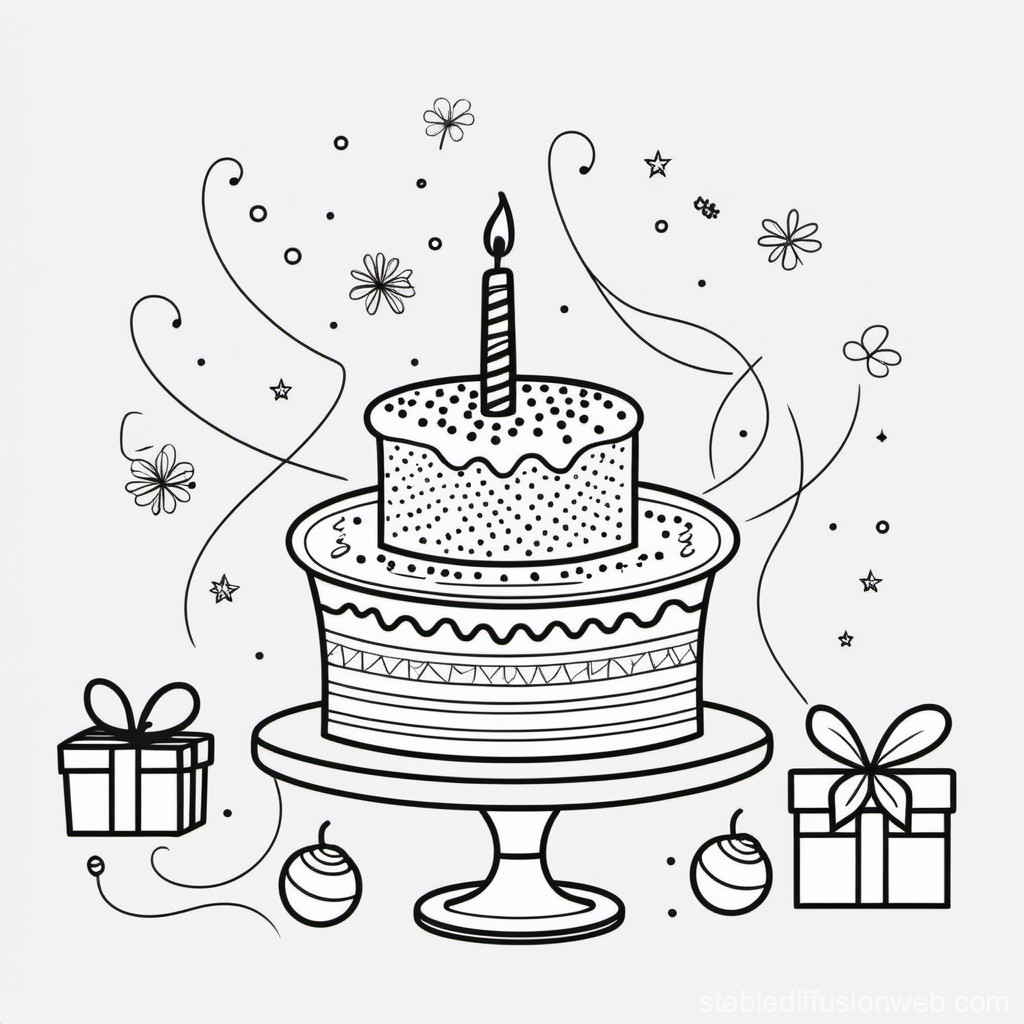 birthday cliparts black 2024