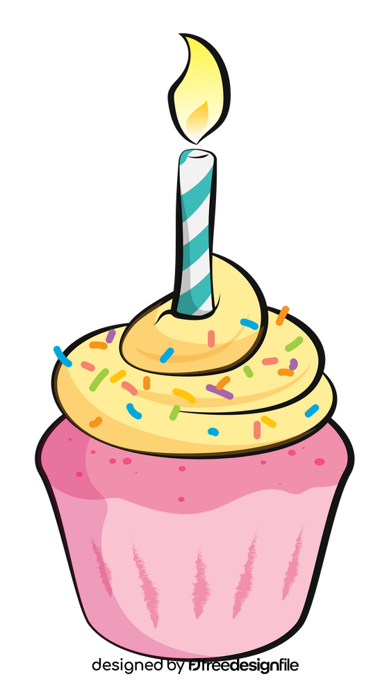 birthday cupcake clipart