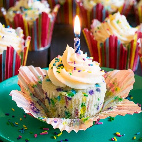 birthday cupcake