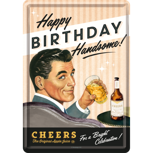Folienballon Happy Birthday Man, ca. 45 cm - Folienballons zum ...