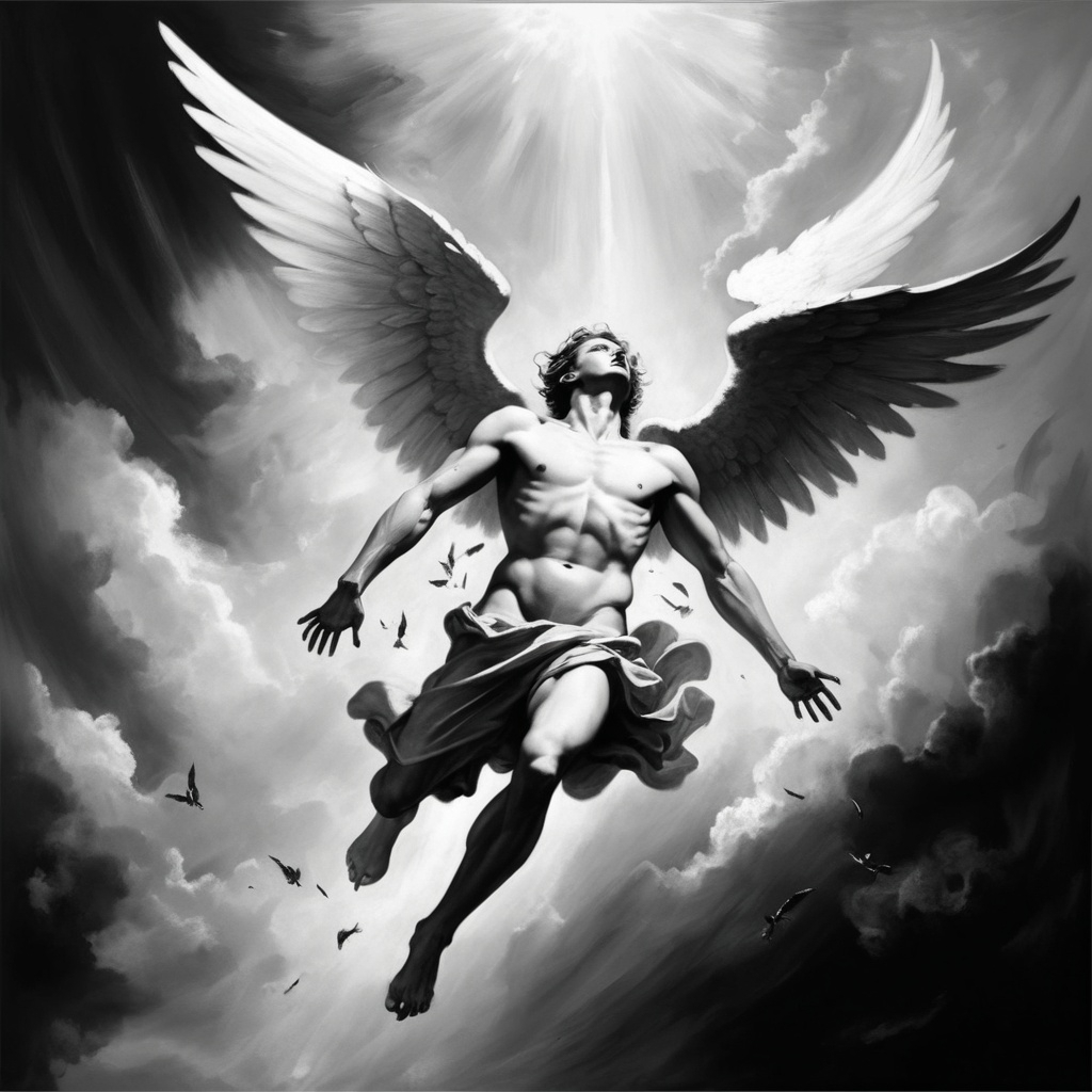 black and white angels