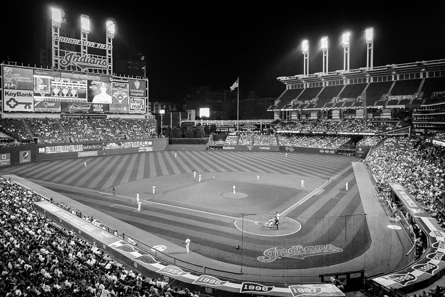 Black / White Progressive Field by Brad Hartig - BTH Photography