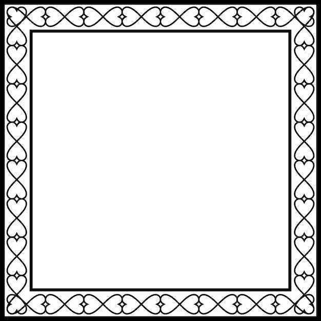 black and white boarder