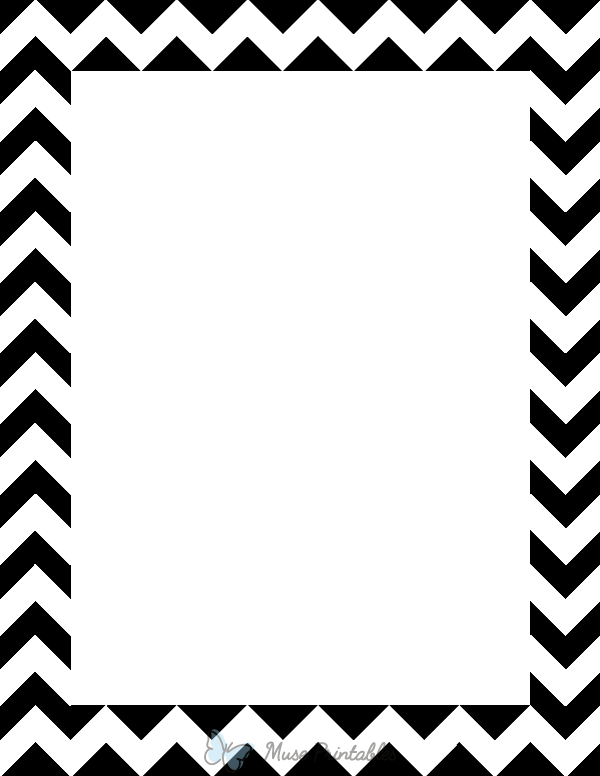 black and white boarder