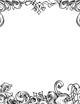 black and white borders
