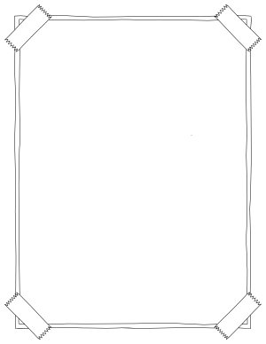 black and white borders