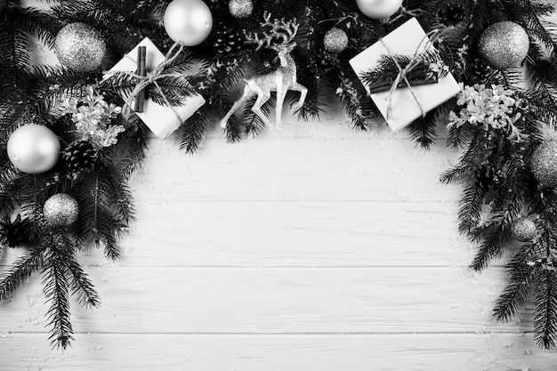 black and white christmas images