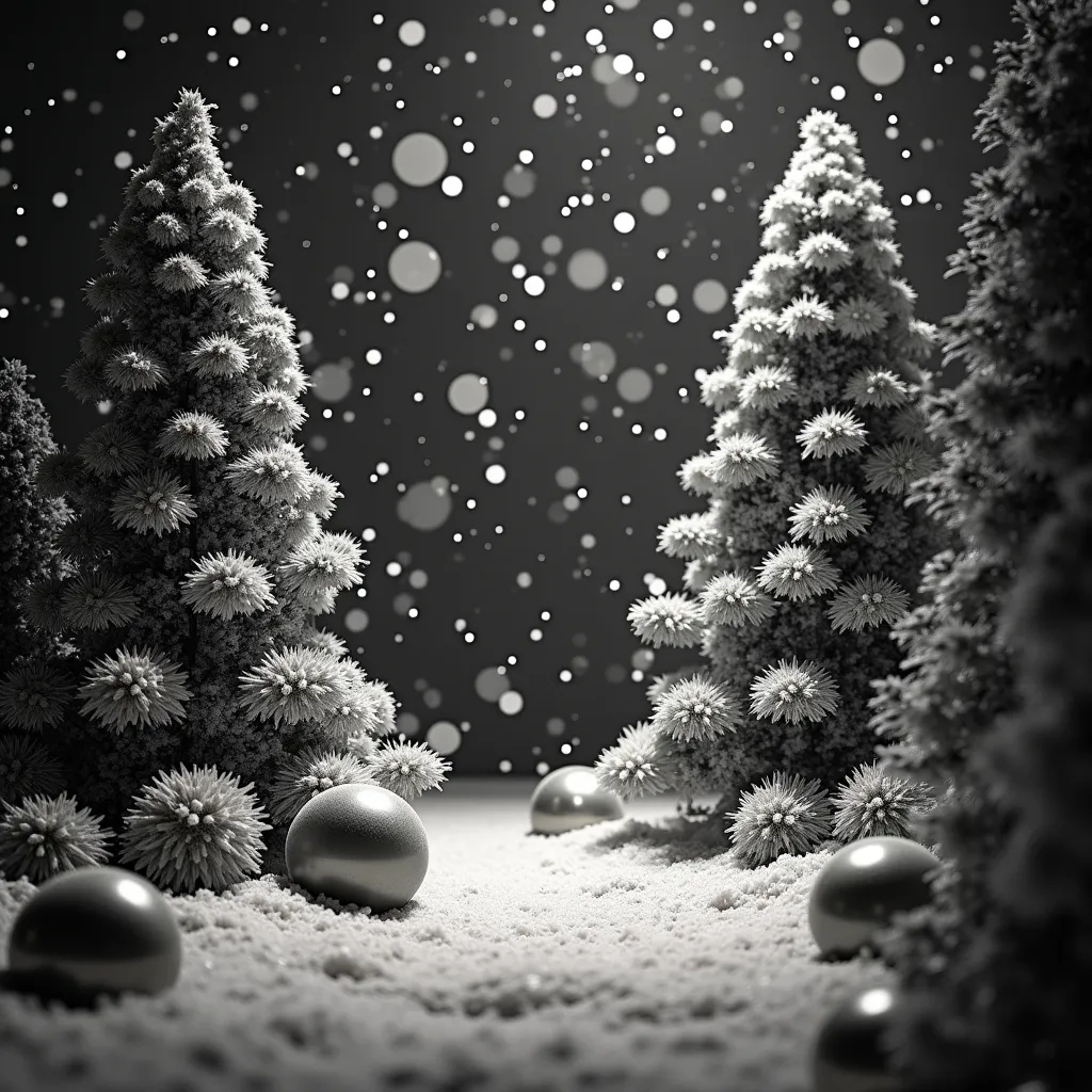 black and white christmas photos