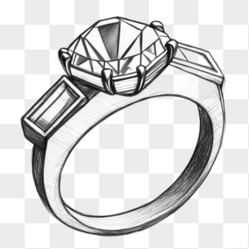 black and white engagement clipart 2024