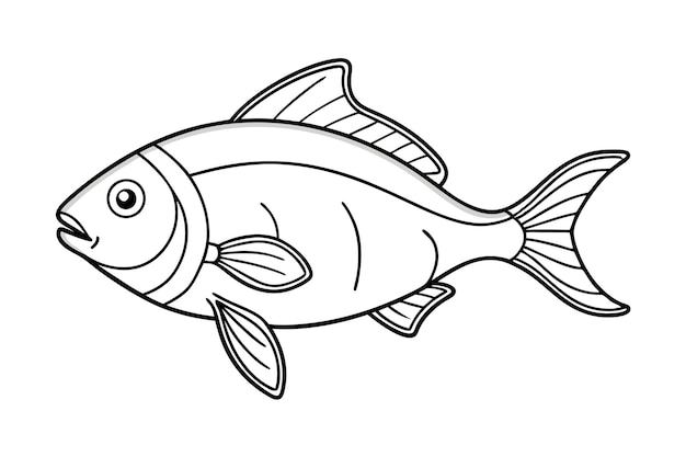Fish Clip Art Black White Images - Free Download on clipart library