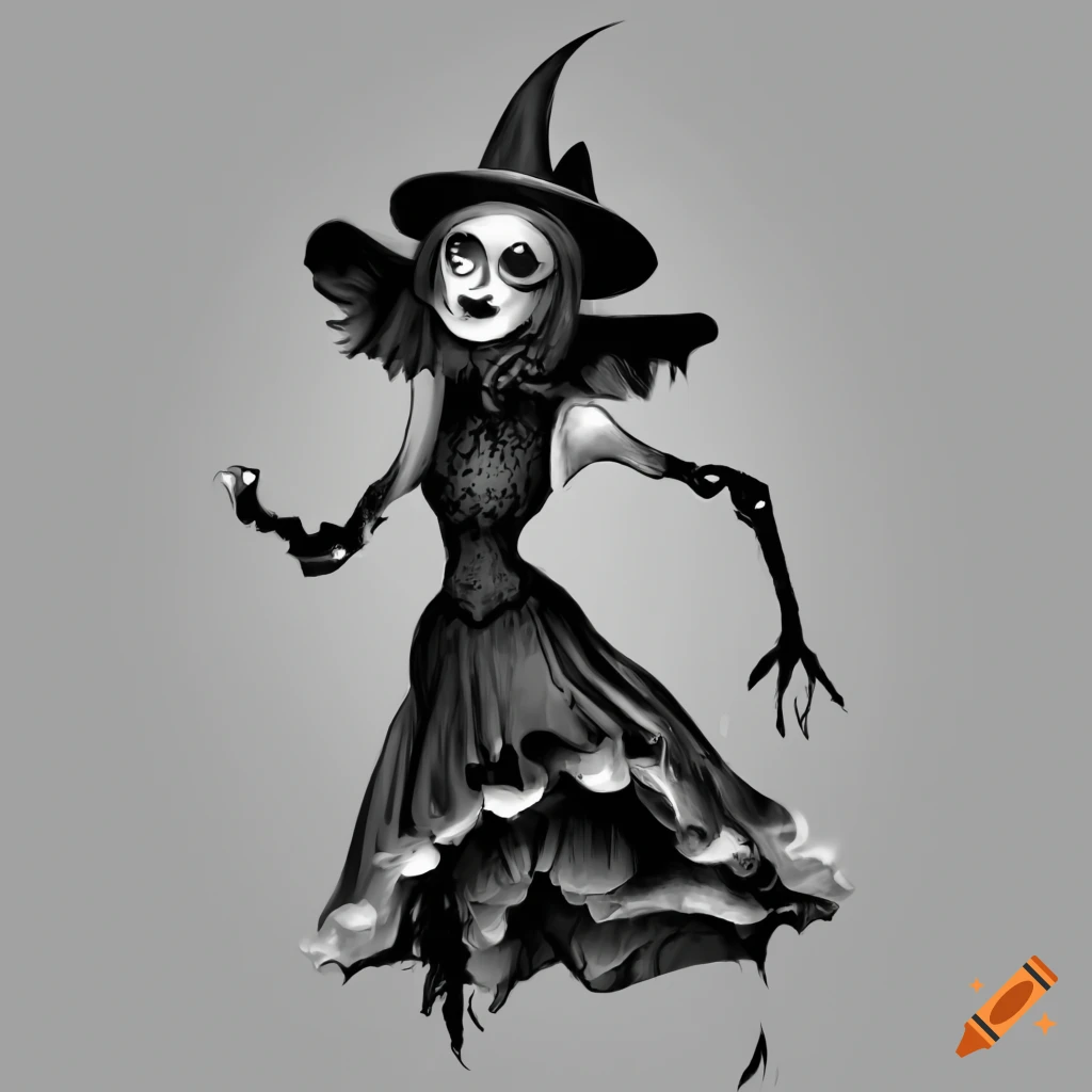black and white halloween clipart 2024