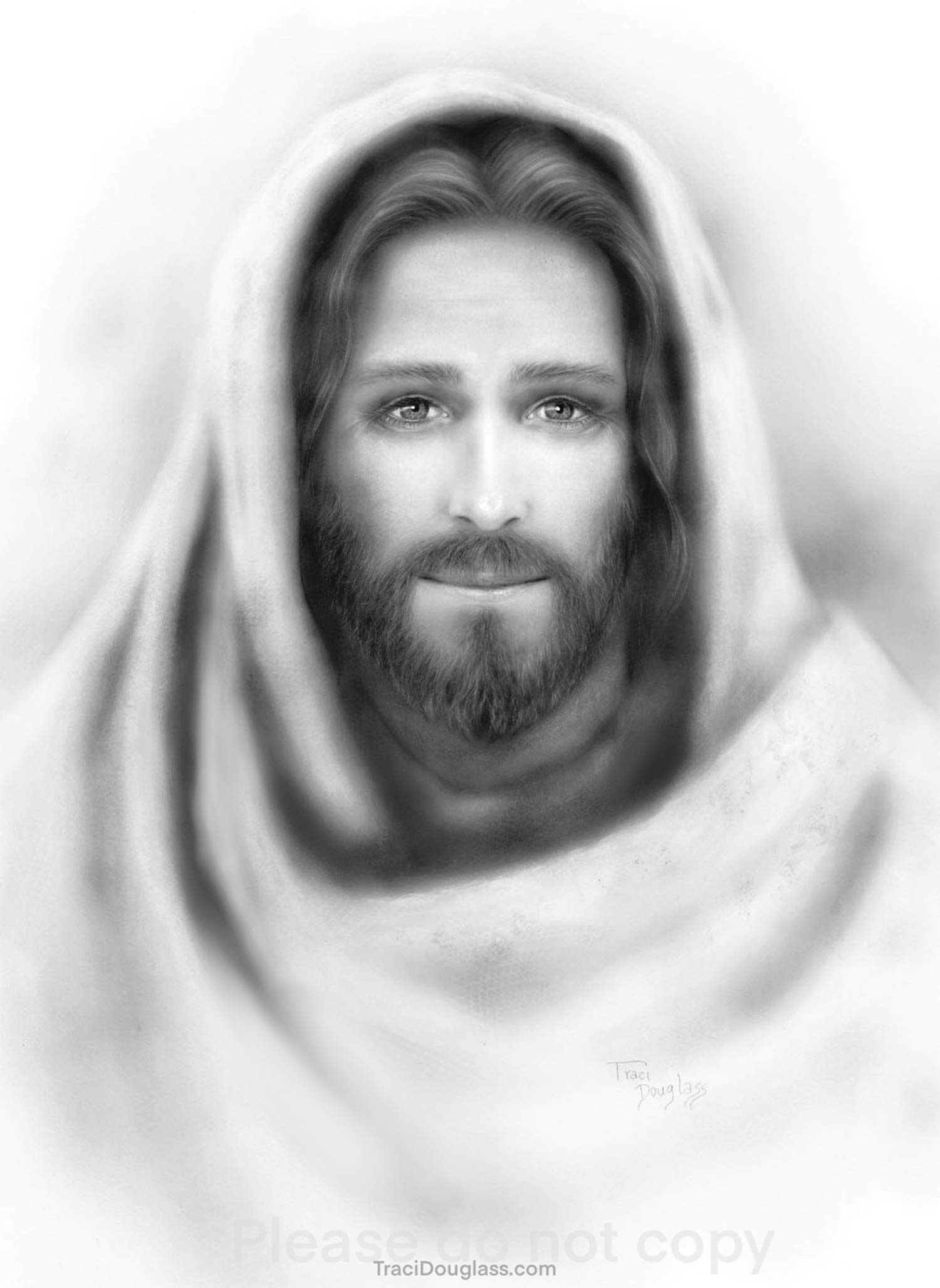 black and white images of jesus
