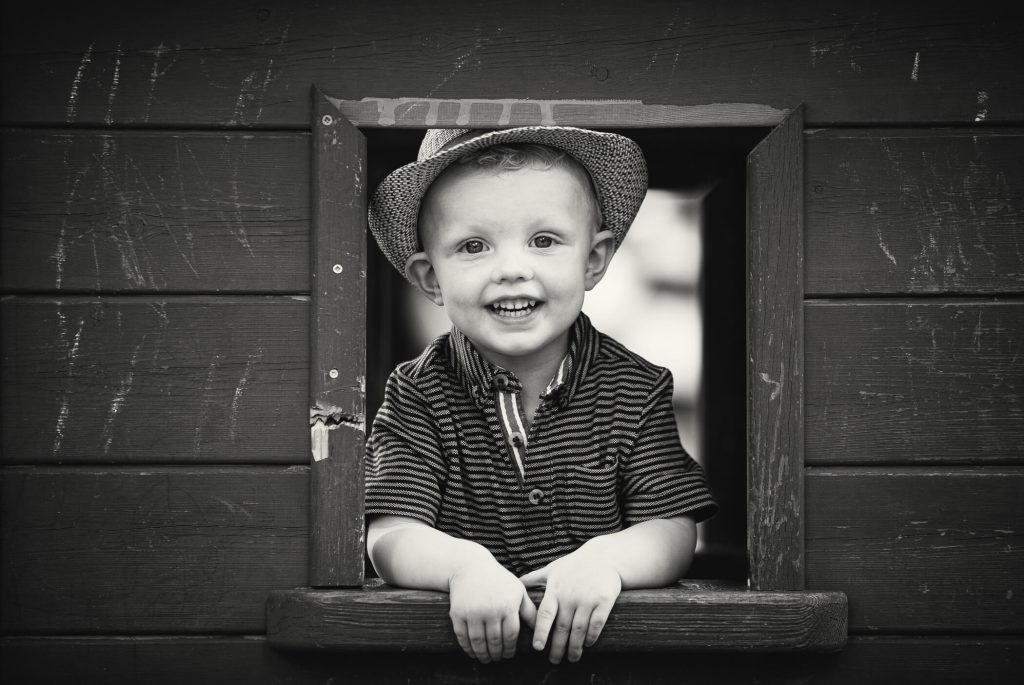black and white pictures of children