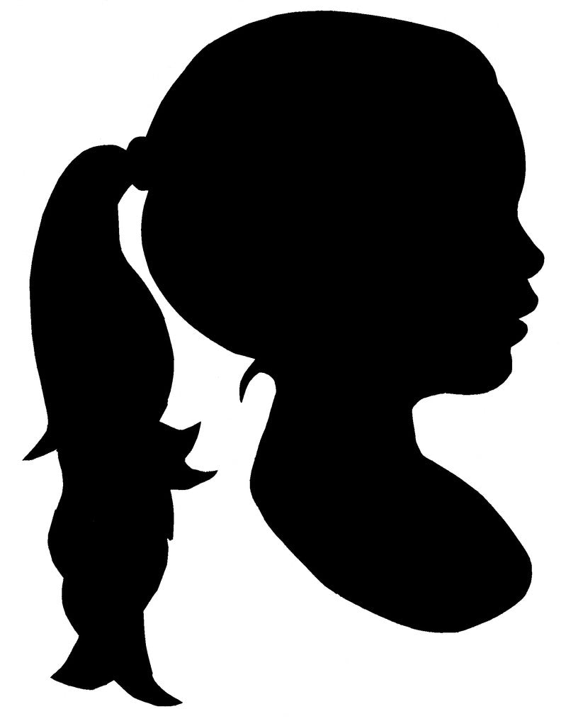 Silhouette in Black and White - SparkleMonkey