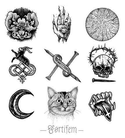 black and white tattoo designs