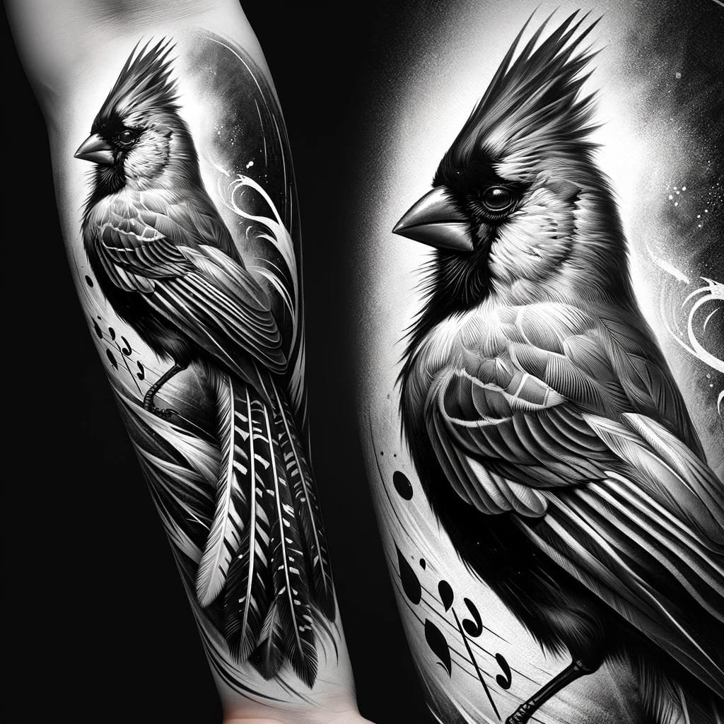 black and white tattoos
