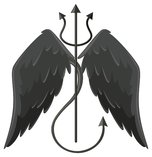 black angel clipart