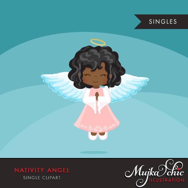 black angel clipart