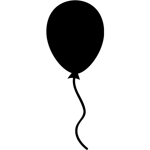 black balloons cliparts