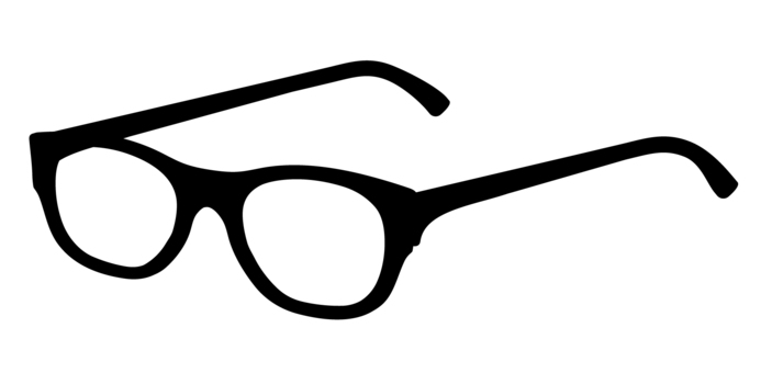 Free Vectors | #2024 Black-rimmed glasses