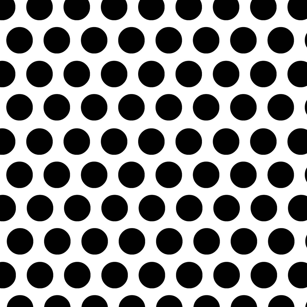 black dots