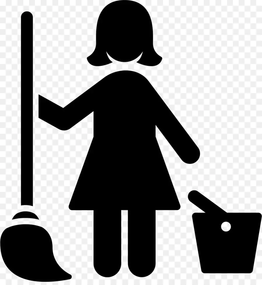 black housekeeper cliparts