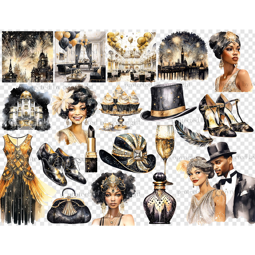 black party cliparts 2024