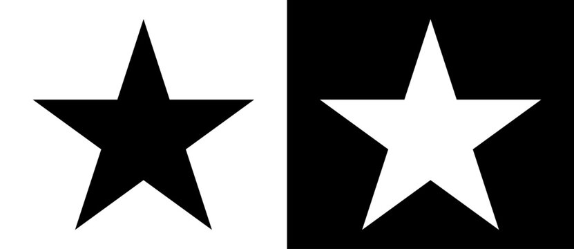 black star cliparts