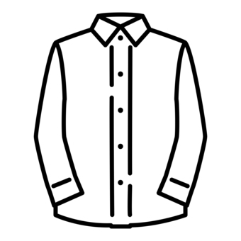 black suit shirt art clip