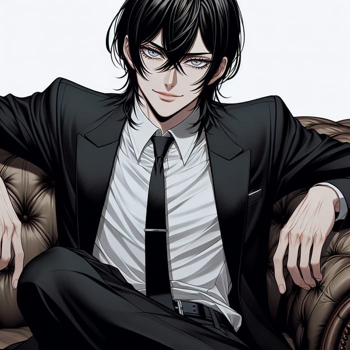 black suit shirt art