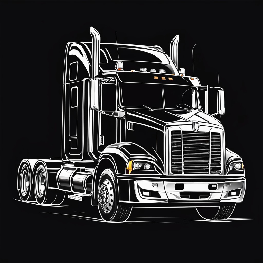 black truck cliparts 2024