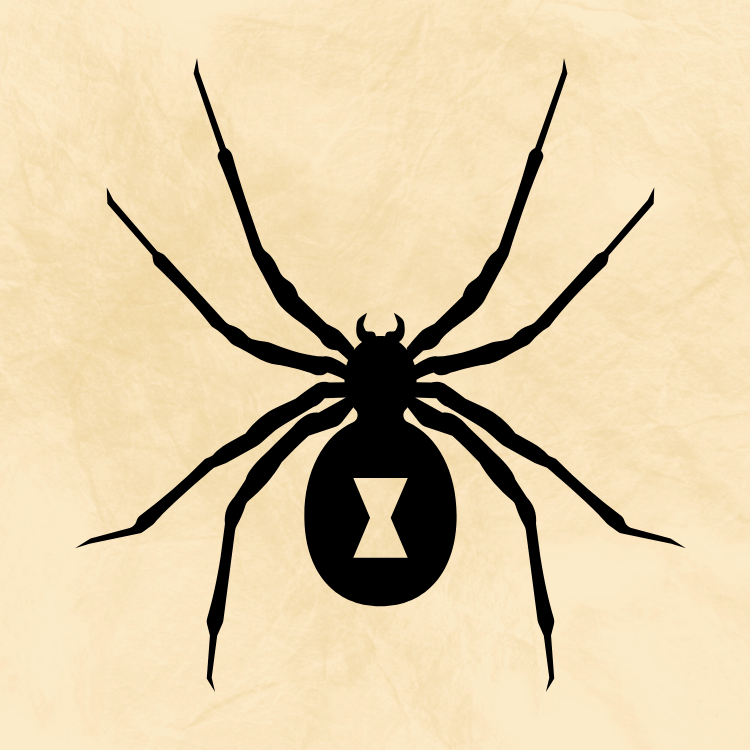 black widow clipart