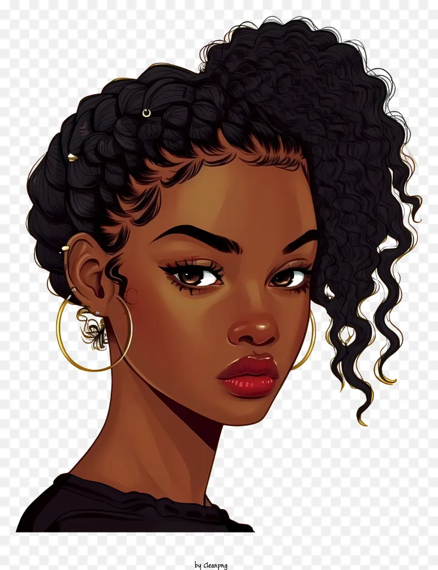 black woman cartoon