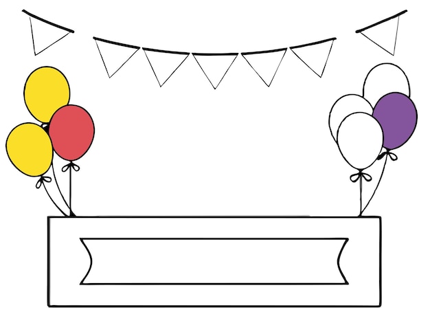 blank balloons cliparts