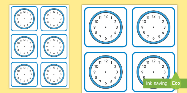 blank clocks