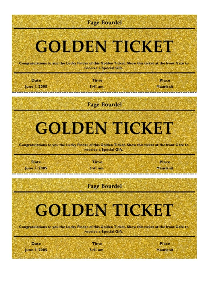 blank golden ticket template