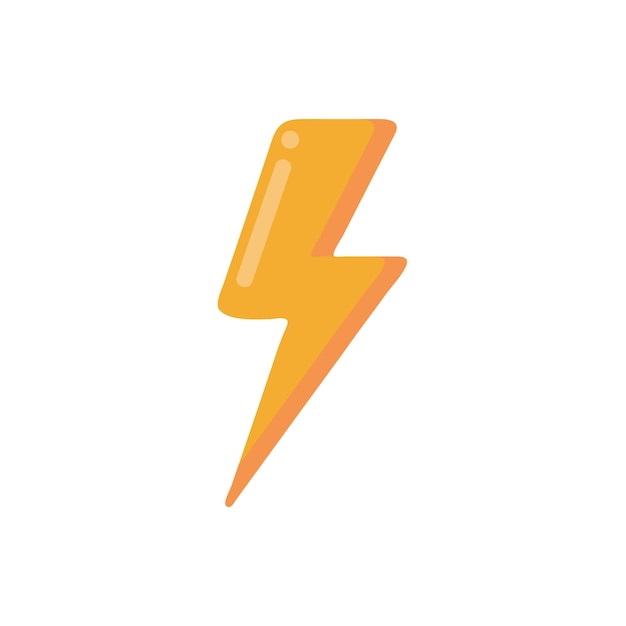 Blitz-Symbol Clipart Avatar-Logo isolierte Vektorillustration ...