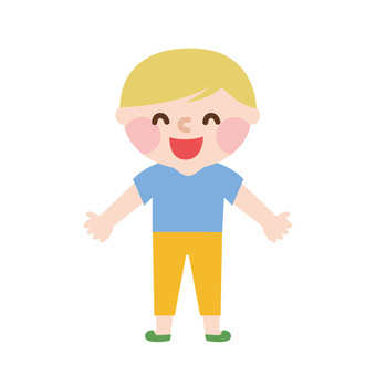 Free Vectors | A blond boy